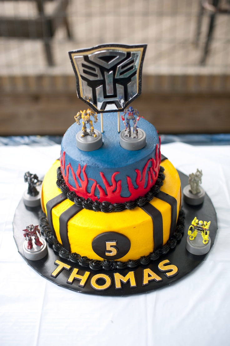 10 Photos of Autobot Birthday Cakes