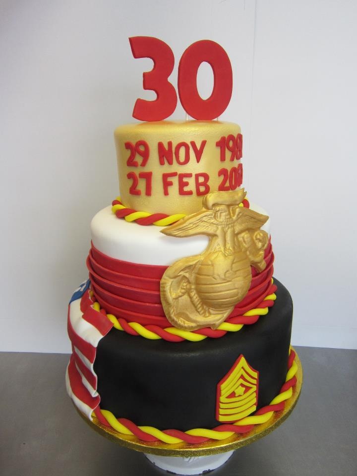 USMC Retirement Cake Idea