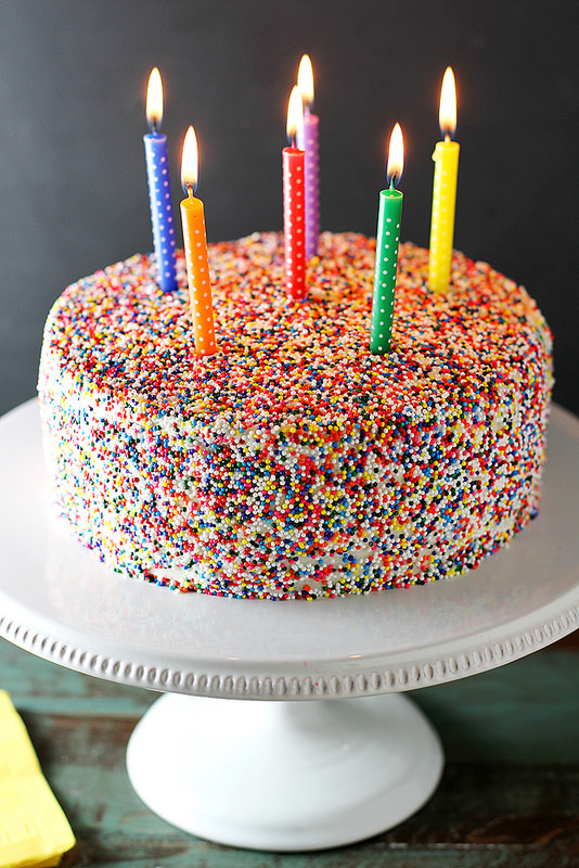 Vanilla Bean Birthday Cake