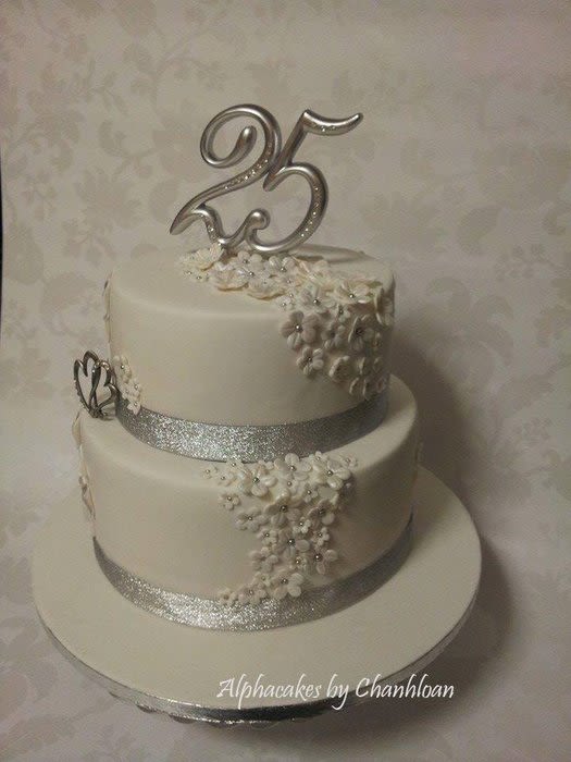 25th Anniversary Cake