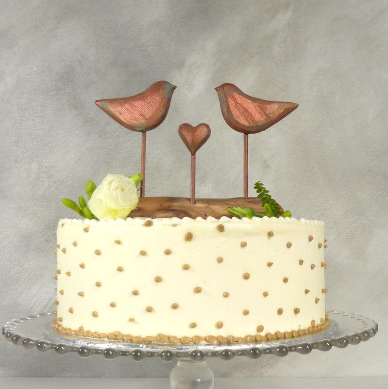 8th Anniversary Bronze Wedding Cake