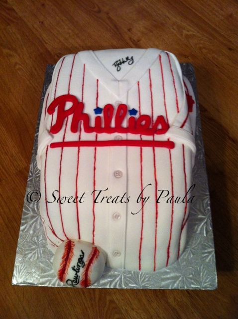 Baseball Jersey Cake