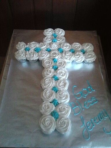 Cross Cupcake Cake