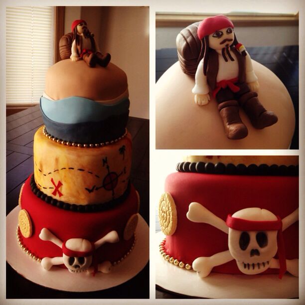 Cupcake Cake Pirates of the Caribbean