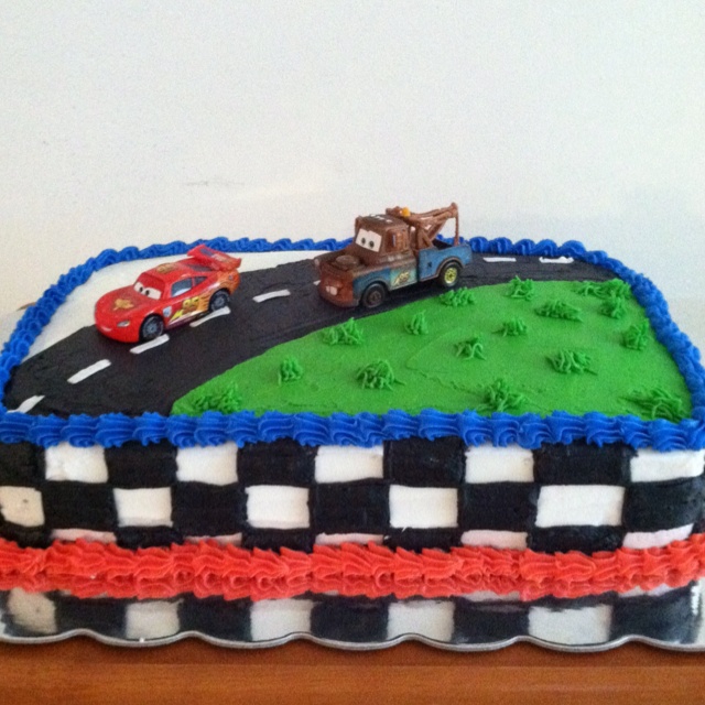 Disney Cars Themed Cake