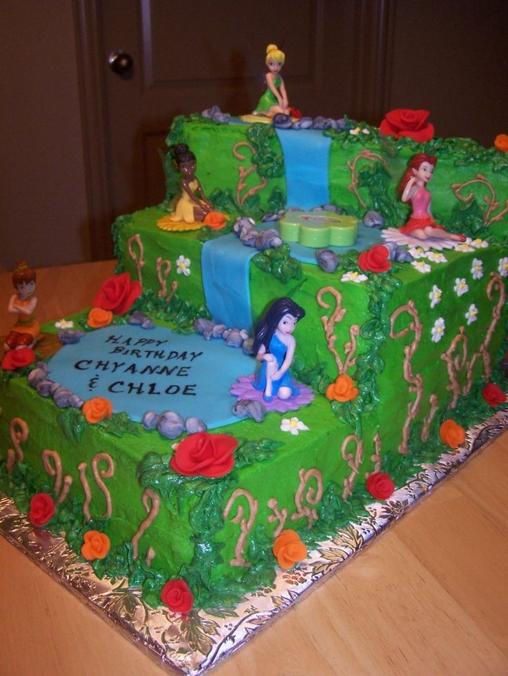 Disney Fairies Birthday Cake