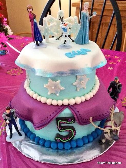 Disney Frozen Birthday Cake