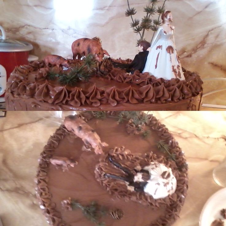 Hog Hunting Grooms Cake