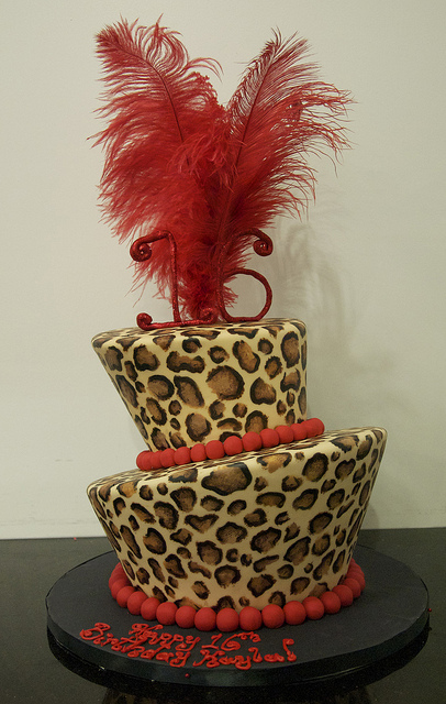 Leopard Print Cake