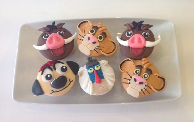 Lion King Birthday Cupcake Cake