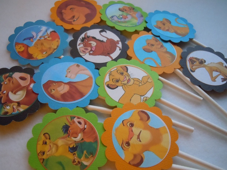 Lion King Cupcake Toppers