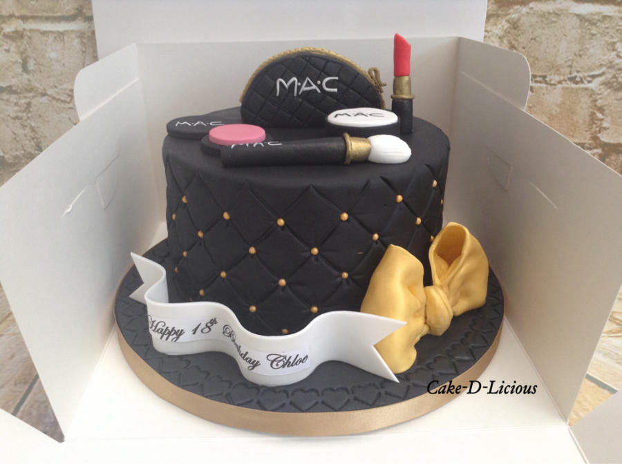 Birthday Cake With Makeup Theme - Saubhaya Makeup