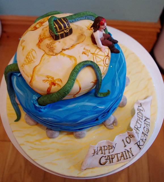 Pirates of the Caribbean Birthday Cake