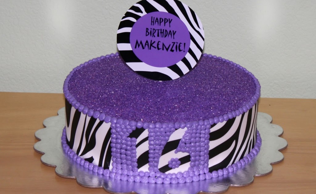 Purple Sheet Cake