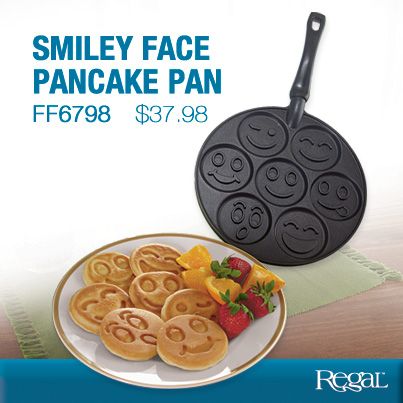 Smiley Face Pancake Pan From Regal They'll