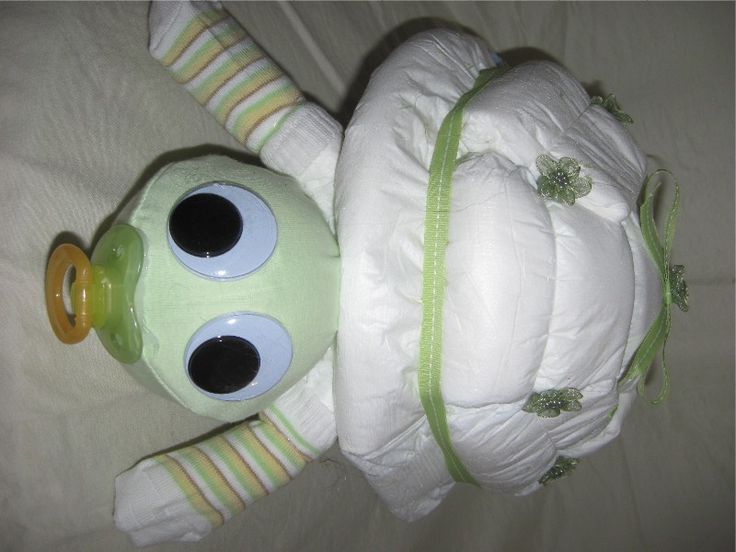 Turtle Diaper Cake