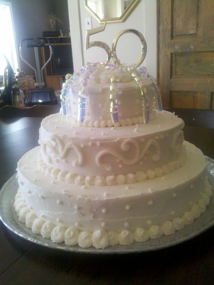 50th Wedding Anniversary Cake Ideas