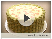 Basketweave Cake Decorating Technique