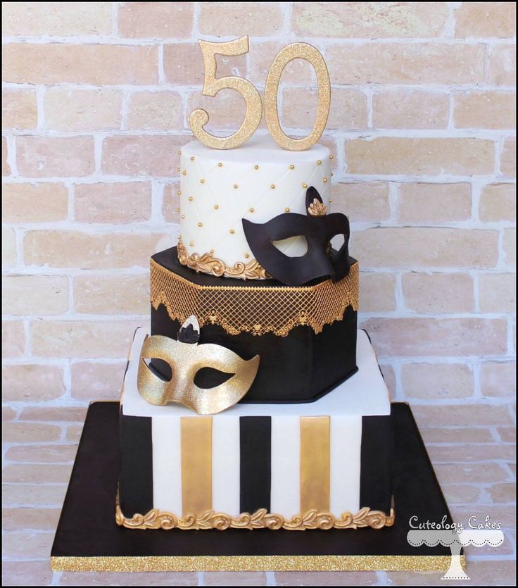 12 Black White And Gold For Her 35th Birthday Cakes Photo Happy