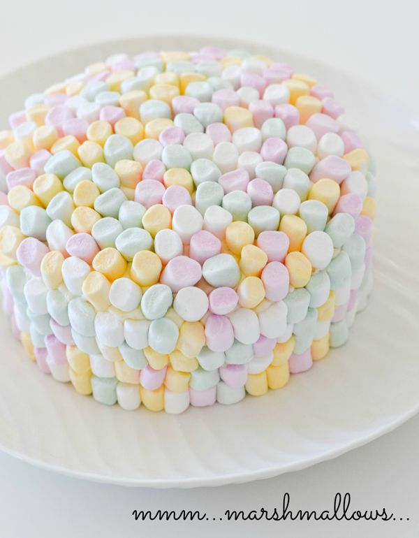 Cake with Marshmallows