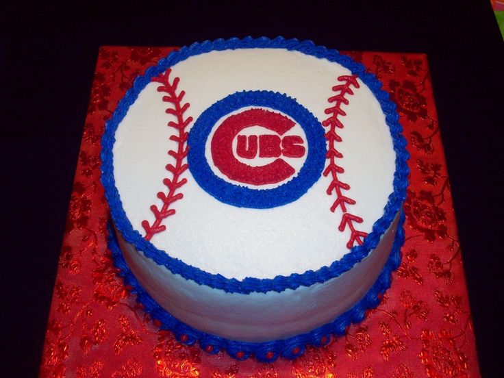 Chicago Cubs Birthday Cake