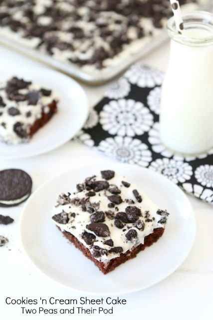 Cookies'n Cream Cake Sheet