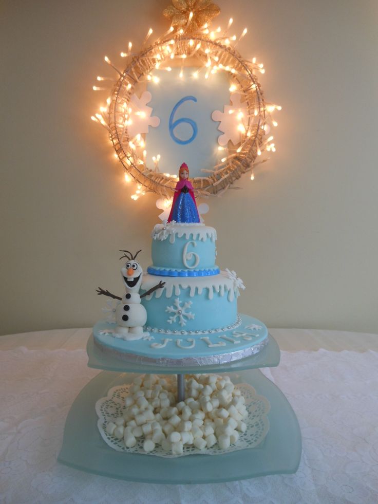 Disney Frozen Birthday Cake Idea