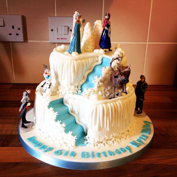 Frozen Birthday Cake