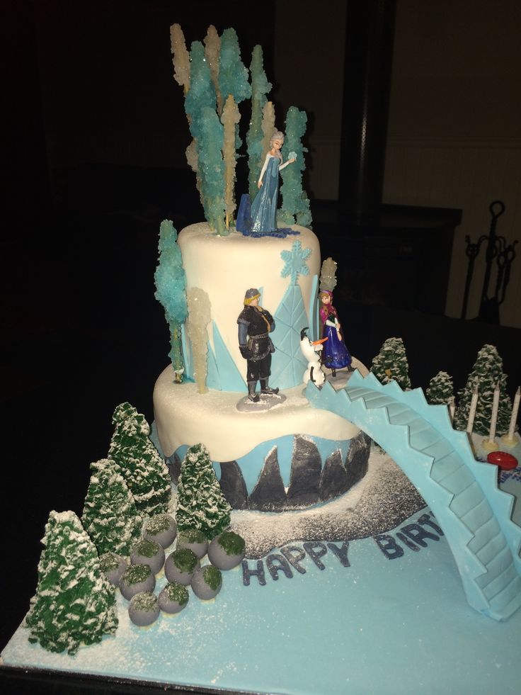 Frozen Cake with Stairs