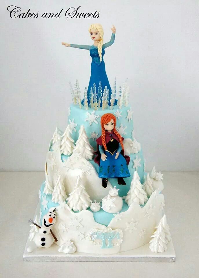 Frozen Themed Cake