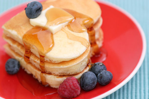 Heart Shaped Pancakes