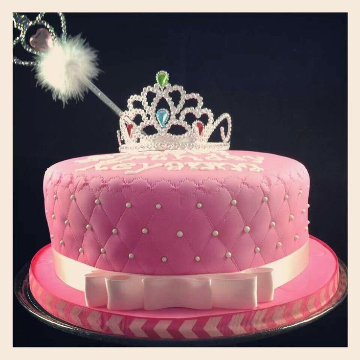 One Layer Princess Cake