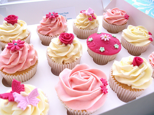 7 Photos of Pretty In Pink Disney Cupcakes