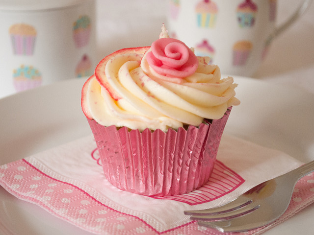 Pretty Pink Cupcakes