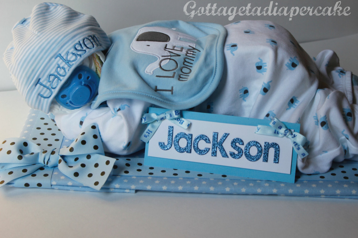 Sleeping Baby Diaper Cake