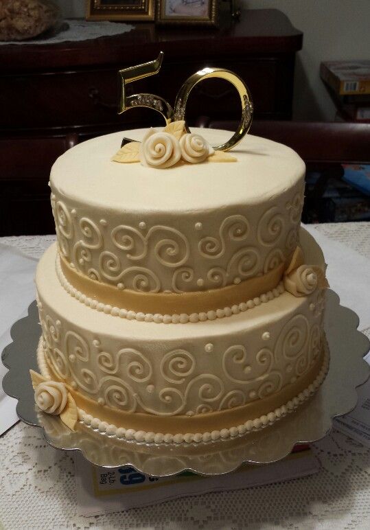 50th Anniversary Cake