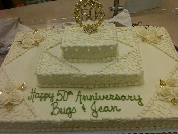 50th Anniversary Sheet Cake Ideas