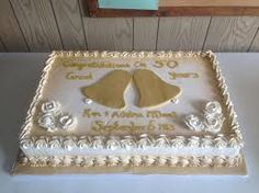 50th Anniversary Sheet Cake Ideas