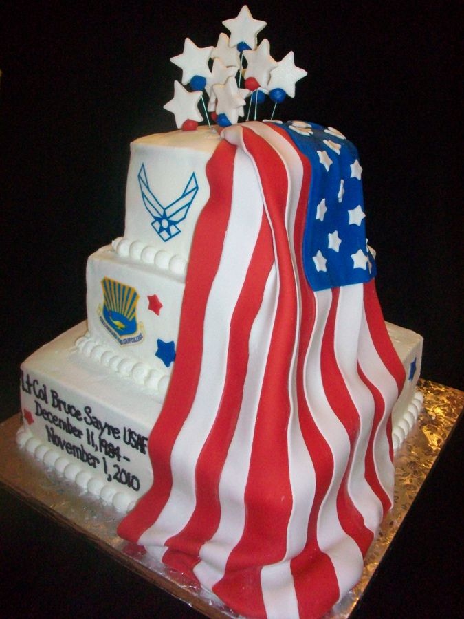 Air Force Retirement Cake Ideas