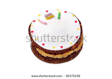 Blank Birthday Cake