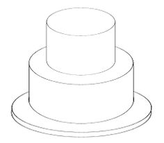 Blank Cake Design Template