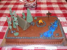 Boy Scout Cake Decorating