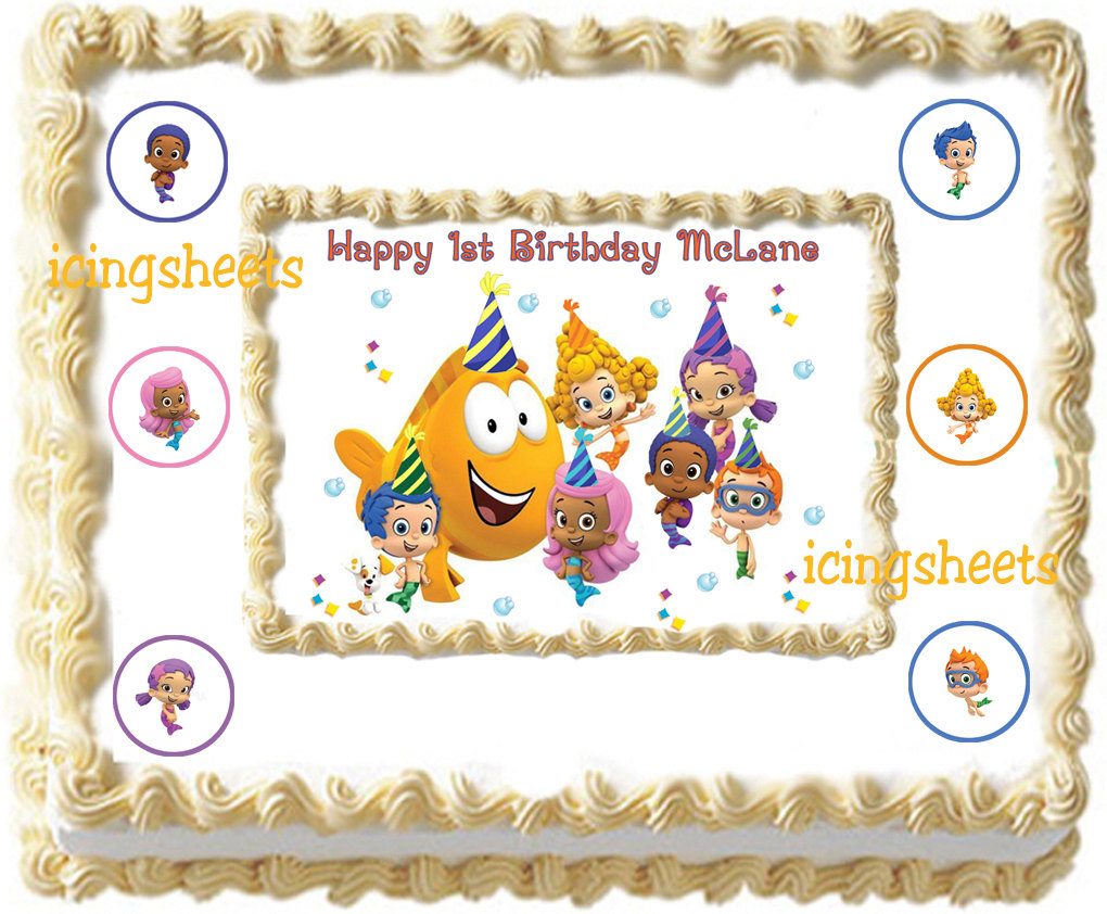 Bubble Guppies Birthday Cake 1 2 Sheet