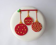 Christmas Cake Decoration Idea