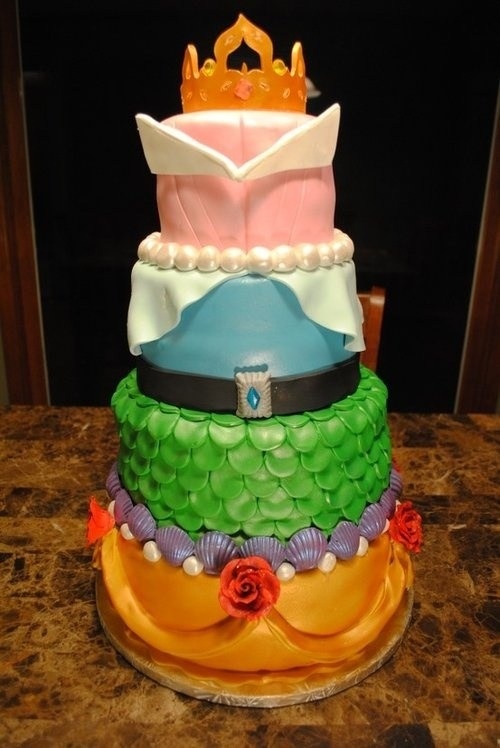 Disney Princess Birthday Cakes