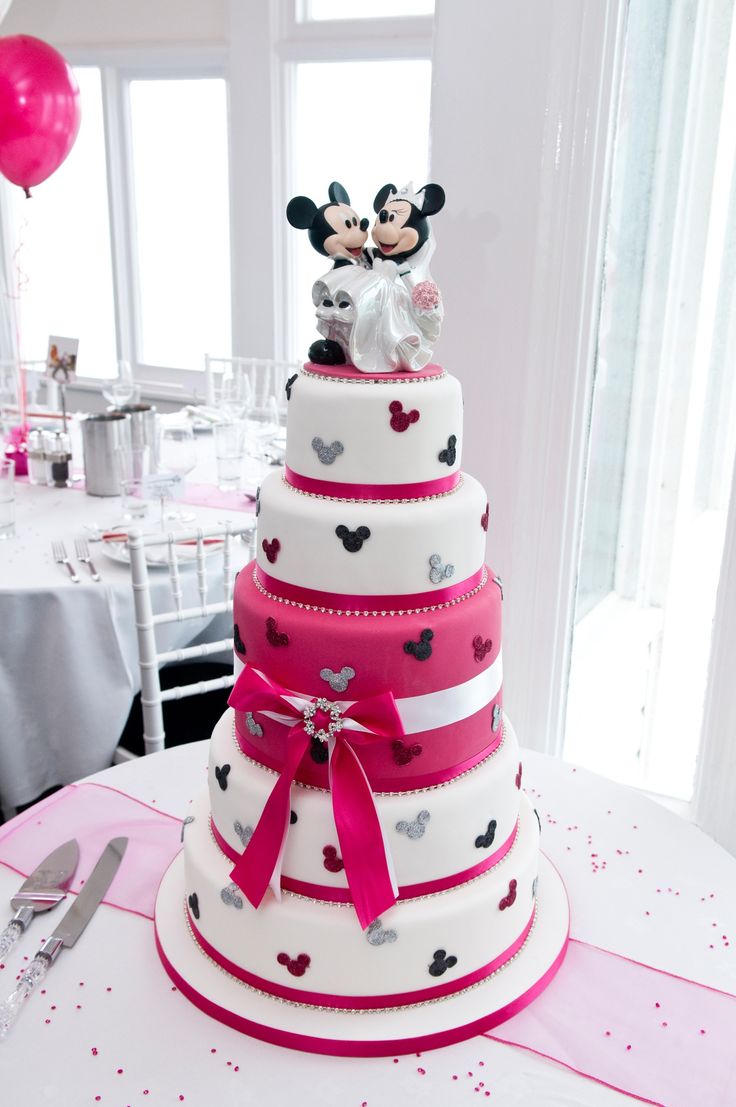 8 Walt Disney Theme Cakes Photo Disney World Themed Wedding