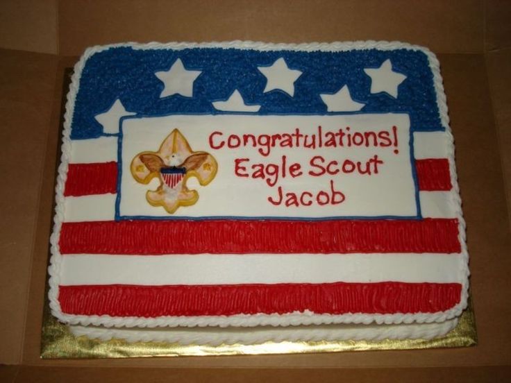 Eagle Scout Cake