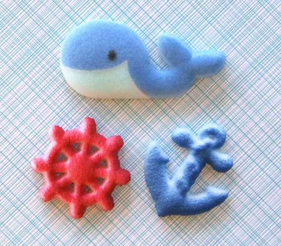 Edible Nautical Sugar Decorations