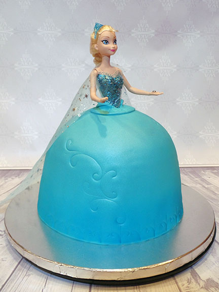 Elsa Frozen Disney How to Make Cake