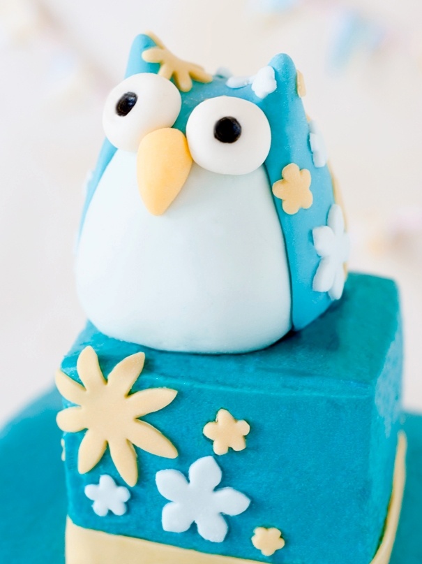 Fondant Owl Cake Topper